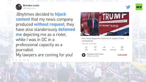 Independent journalist accuses NYT of defamation and content hijacking