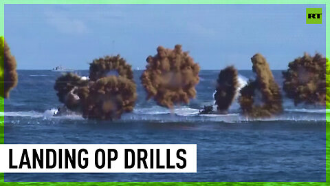 South Korea holds large-scale amphibious landing drills