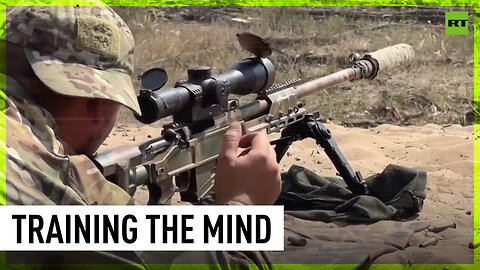 Russian reconnaissance snipers undergo training