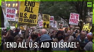 '300 days' of Gaza war marked with rally in NYC