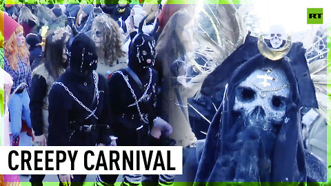 Northern Macedonians celebrate ancient Vevcani carnival