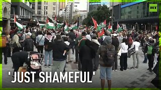 Pro-Gaza activists protest in Auckland against New Zealand's involvement in joint drills with IDF