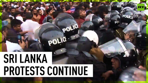 Colombo chaos: Anti-govt protesters clash with cops in Sri Lanka