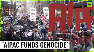Rally for ceasefire in Gaza | Hundreds march in New York from UN to AIPAC HQ
