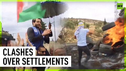 Weekly clashes over West Bank settlements