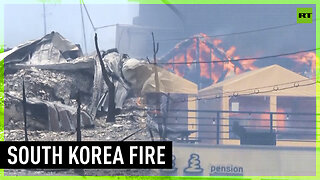 Hundreds forced to flee South Korea wildfire