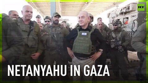 Netanyahu visits troops in southern Gaza