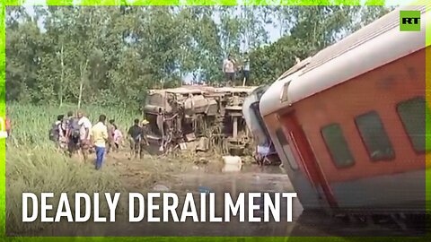 2 killed, 20 injured after passenger train derails in India's Uttar Pradesh