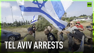 Arrests made at Tel Aviv rally for hostage release