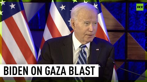 Gaza hospital blast 'done by the other team, not you' – Biden to Israeli leaders