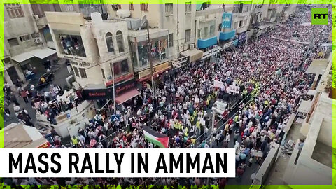 Thousands demand Jordanian govt to annul peace treaty with Israel