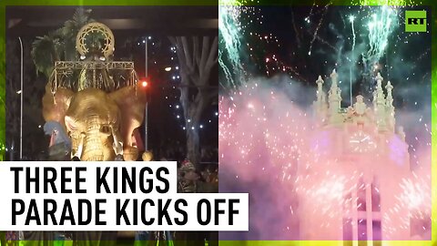 The annual Three Kings Parade thrills Madrid crowds