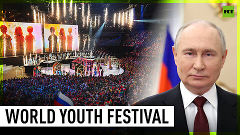 Putin delivers speech as World Youth Festival kicks off in Russia
