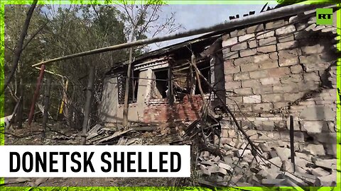 Ukrainian shelling causes gas explosion in Donetsk