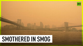 Orange smog covers NYC amid wildfires in Canada