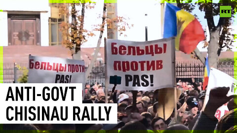 'Down with Maia Sandu!' | Massive anti-govt protest in Moldova