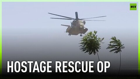 IDF releases footage of hostage rescue op in Gaza