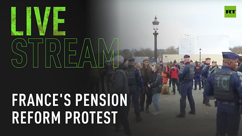 Protest at National Assembly after French govt forces pension reforms through without vote