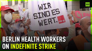 Thousands of medics protest in Berlin, launching open-ended strike over conditions at city hospitals