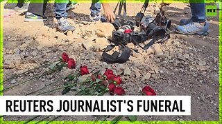 Funeral held for Reuters journalist killed on Israel-Lebanon border
