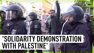 Pro-Palestine activists detained in Berlin amid police ban over 'anti-semitism' concerns