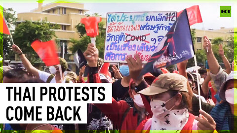 Thai protests resume with renewed vigor after pandemic break