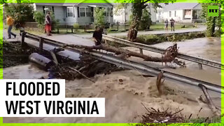 Damaged homes, bridges & roads: Flash floods ravage West Virginia