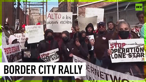 Hundreds protest ahead of Biden’s visit to El Paso