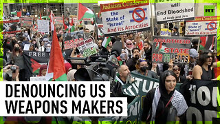 End US funded genocide in Gaza | NYC protesters demand accountability from arms manufacturers