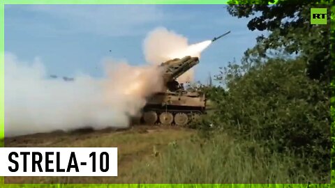 Russia’s Strela-10 SAM system in action