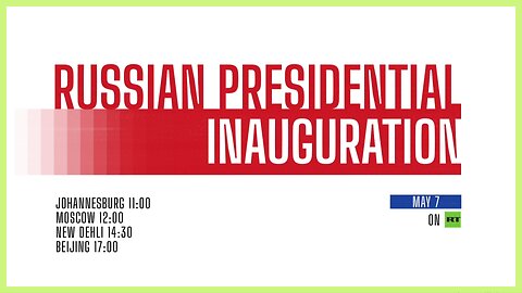 Russian presidential inauguration: Moscow, Kremlin, May 7 – TUNE IN!