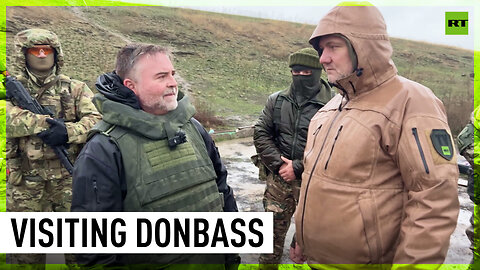 Former US officer visits Donbass