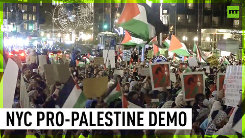 Pro-Palestine protesters in NYC call on international community to act to end conflict