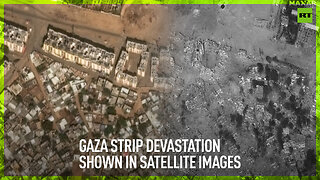 Gaza devastation shown in satellite images