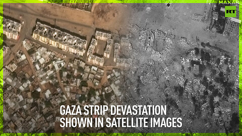 Gaza devastation shown in satellite images