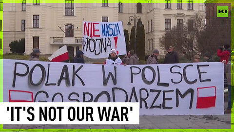 Anti-NATO rally | Poles protest participation in Russia-Ukraine conflict