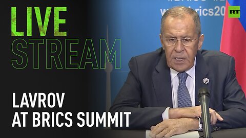 Lavrov talks to media at 15th BRICS Summit in South Africa