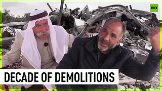 Palestinian village demolished over 200 times by Israeli forces