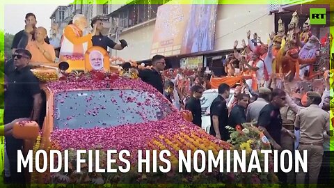 Modi files his nomination from Varanasi Lok Sabha seat
