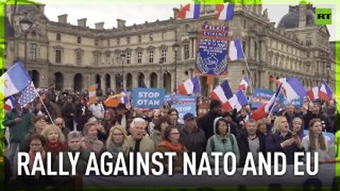 ‘Frexit!’ | Hundreds protest in Paris against NATO and EU