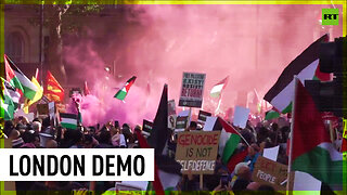 Crowds take to streets of London in support of Palestine
