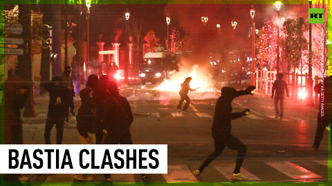 Corsican protestors use Molotovs during clashes with police