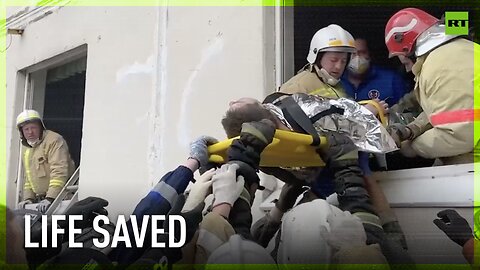 Man rescued from Belgorod building rubble