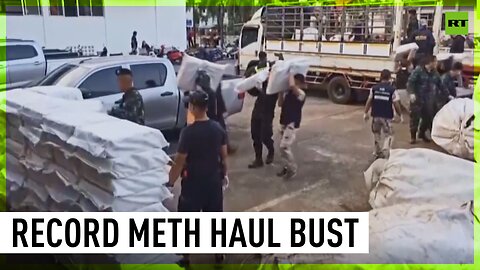 Thai police bust nets 50 MILLION methamphetamine tablet haul