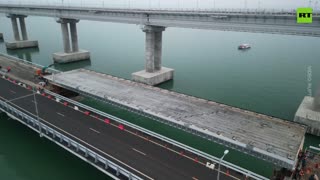 Repair works on Crimean Bridge’s third span completed