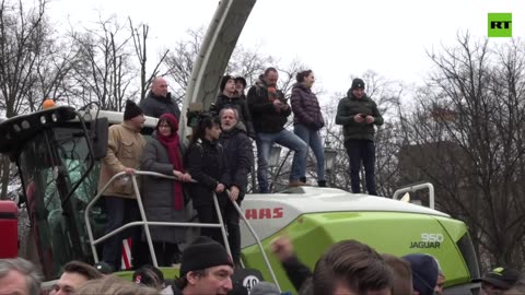 Farmers rally in Berlin as government cuts tax breaks for agricultural fuel