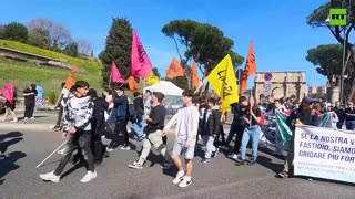 Massive march against the mafia held in Rome