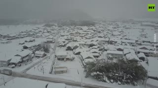 Sea of snow | Japan’s Shiga prefecture hit by record snowfall