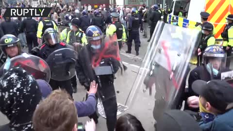 'Kill the bill' | UK cops clash with hundreds of protesters over ‘draconian’ policing legislation