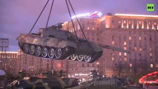 German-made Leopard tank joins NATO trophy display in Moscow